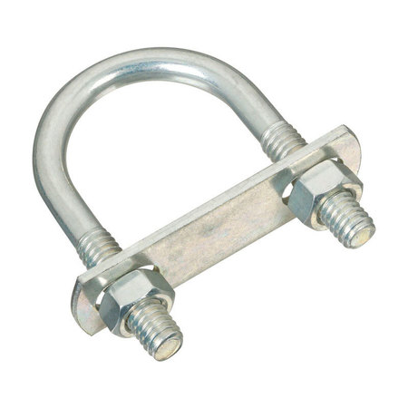 NATIONAL HARDWARE Round U-Bolt, 5/16", 1-3/8 in Wd, 2-1/2 in Ht, Zinc Plated Stainless Steel N222-125